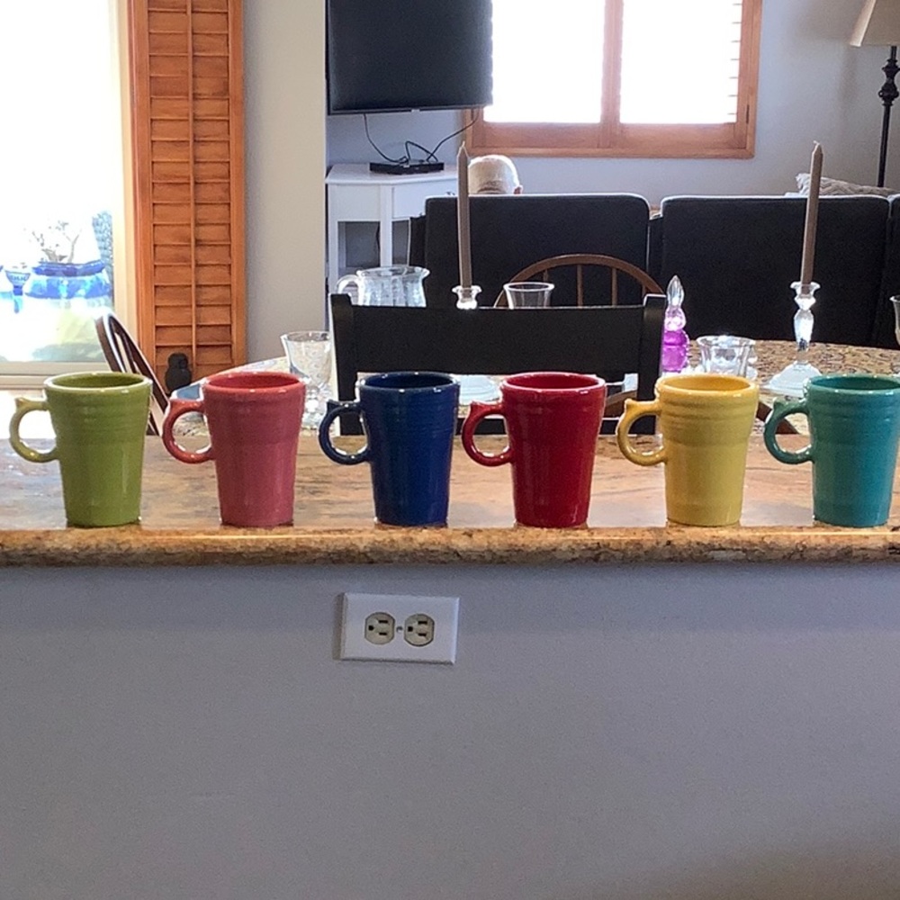 Genuine Fiestaware Latte mugs 16oz. Choose one or all 6